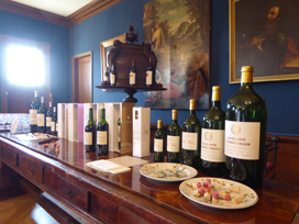 Tasting room at La Mission Haut Brion