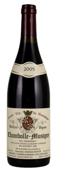 2005 Chambolle Musigny Vieilles Vignes Les Fremières, Digioia-Royer