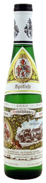 2001 Maximin Grünhäuser Abtsberg Riesling Spätlese, Von Schubert