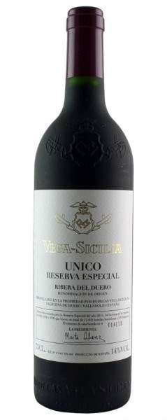 NV Unico Reserva Especial (2018 release), Vega Sicilia